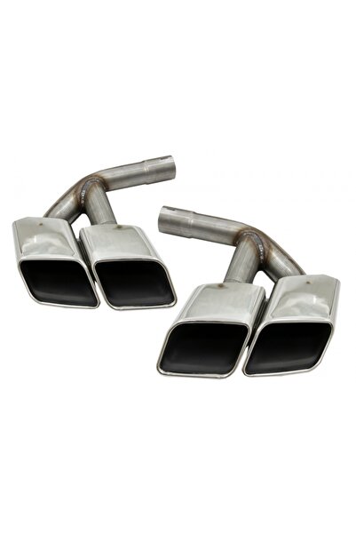 tuningset Ornamente Tobă de Eșapament compatibile cu Audi Q7 4M 2015-2019 SQ7...