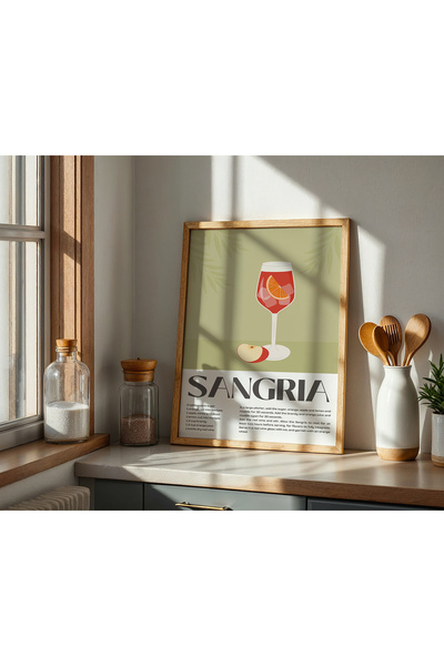 KALİA HOME Minimalist Mutfak Tablosu – Çerçeveli Tablo – Çerçeveli Poster – M...