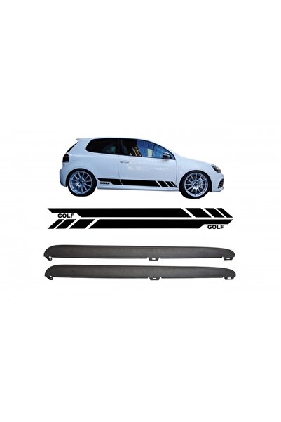tuningset Praguri Laterale cu Autocolante Autocolante din Vinil Negru compati...