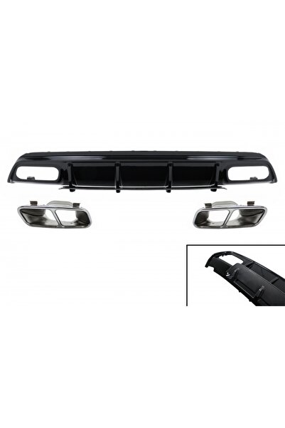 tuningset Difuzor Bara Spate cu Ornamente Evacuare compatibil cu Mercedes W17...