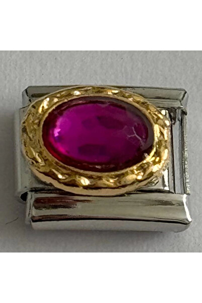 TURKAFONE Pink Stone - Italian Bracelet Charm