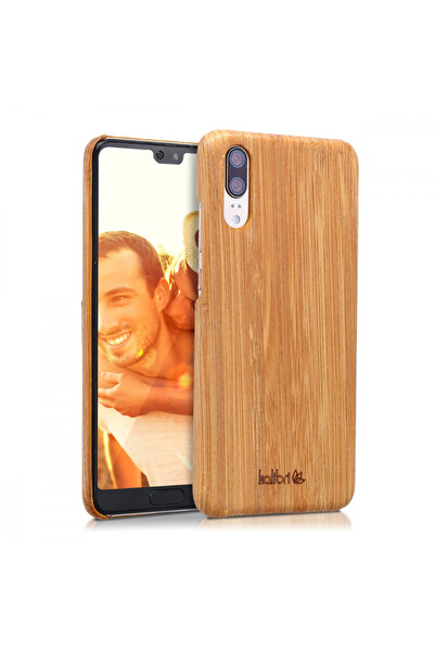 kalibri Husă pentru Huawei P20, Bambus, Maro, 45108.24