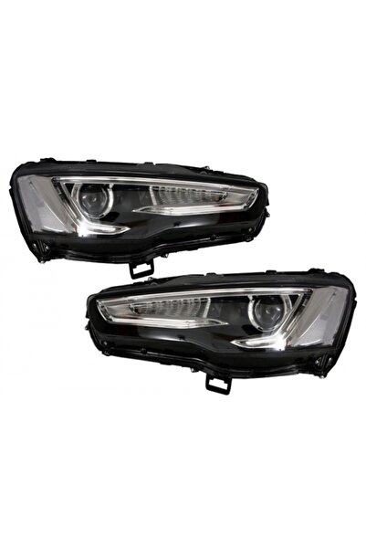 tuningset Faruri LED DRL compatibile cu Mitsubishi Lancer 2007-2017 cu proiec...