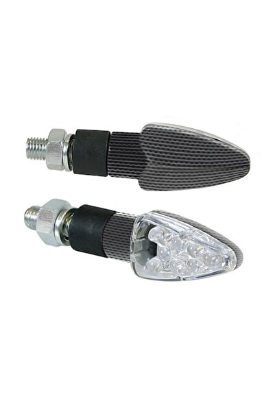 Lampa Lumini indicatoare de direcție LED Atom 12V 2 buc - Carbon