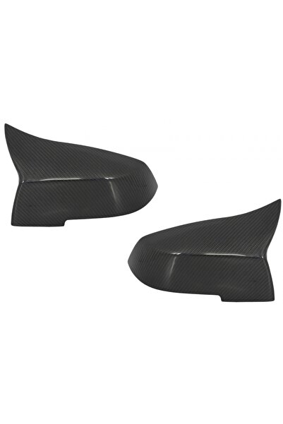 tuningset Carcase oglinzi compatibile cu BMW Seria 1 2 3 4, carbon autentic