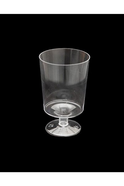 Kristal Şeffaf Mika Yıkanabilir Ekstra Sert Plastik Mini Kadeh 150 Cc 10 Adet