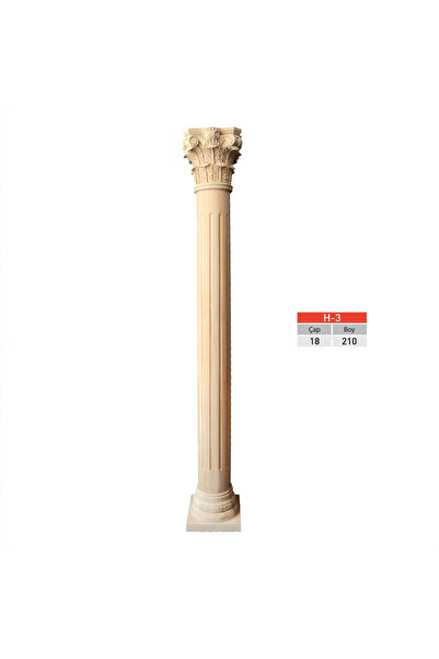 Şirin AHŞAP SÜTUN-YARIM SÜTUN H-3 18X210