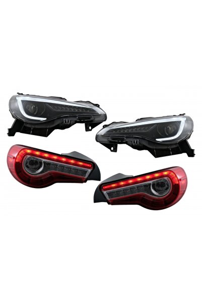 tuningset Faruri LED cu stop spate Full LED compatibil cu Toyota 86 2012-2019...