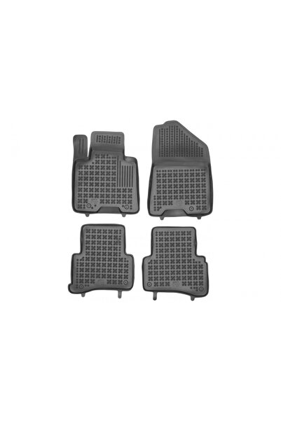 tuningset Πατάκια δαπέδου από καουτσούκ, μαύρα, κατάλληλα για KIA Sportage IV...