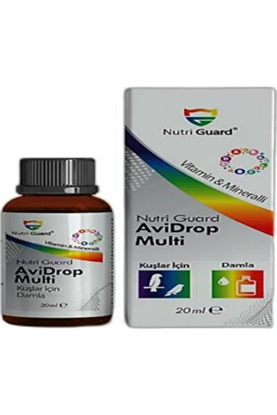 nutri guard Nutriguard Avi Drop 20 ml Muhabbet Kuşu, Papağan ve Kanarya Multi...