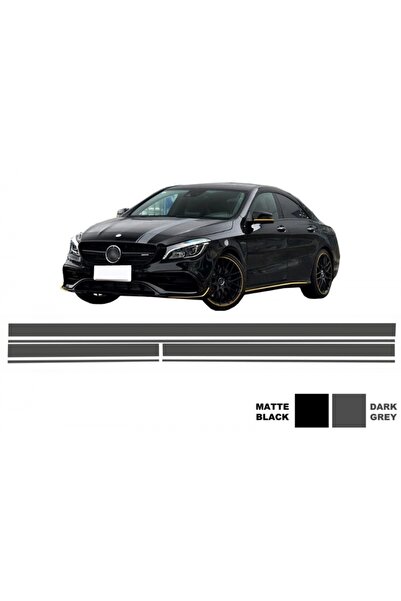 tuningset Σετ Αυτοκόλλητων Βινυλίου Σκούρο Γκρι για Άνω Καπό, Οροφή & Πίσω Πό...