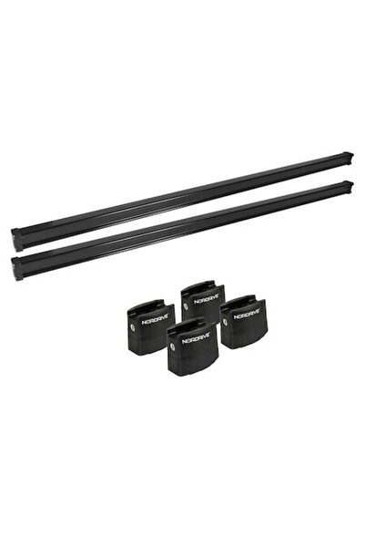Nordrive Set portbagaj plafon Kargo cu kit de montare și 2 bare de oțel 135 cm
