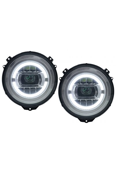 tuningset Faruri Full LED compatibile cu Mercedes Clasa G W463 2005-2017 Chro...