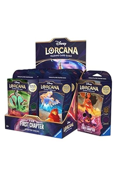 RAVENSBURGER Lorcana Primul Capitol: Prezentare pachet de cărți pentru începă...