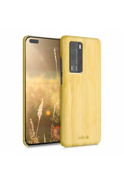 kalibri Θήκη για Huawei P40 Pro, Ξύλινη, Καφέ, 52211.24