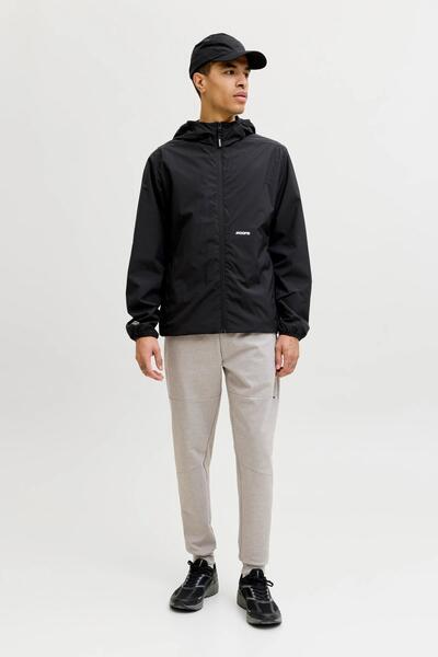 Jack & Jones JCOCLUB Windbreaker Erkek Kapüşonlu Rüzgarlık Mont Hafif Yağmurluk