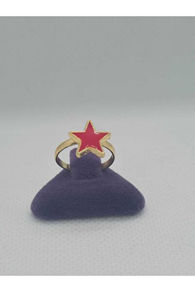 sarıyer silver خاتم ستار موديل ستيل للأطفال مطلي بالمينا ومطلي باللون الذهبي ...