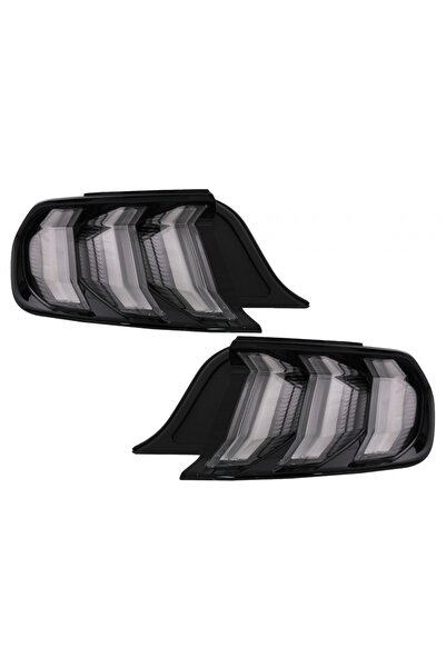 tuningset Stopuri Full LED compatibile cu Ford Mustang VI S550 2015-2019, fum...