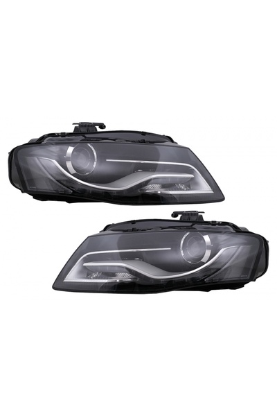 tuningset Faruri LED DRL compatibile cu Audi A4 B8 8K 2009-10.2011