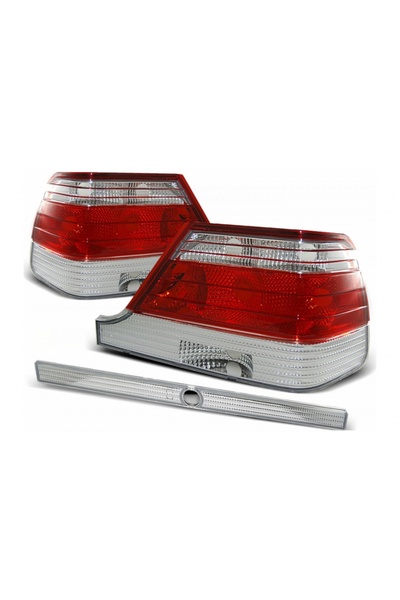 tuningset Stopuri compatibile cu Mercedes Clasa S W140 Sedan 1995-10.1998 Roșii