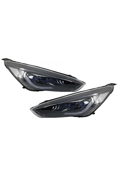 tuningset Faruri LED DRL compatibil cu Ford Focus III Mk3 2015-2017, cu farur...