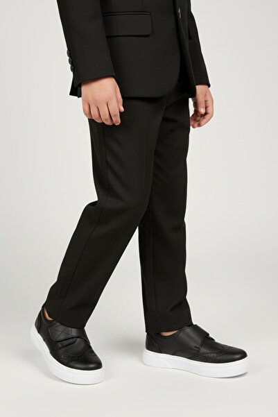 PATİK BEBE Pantofi clasici pentru băieți, de culoare neagră, ușori și ES elas...