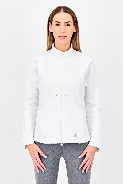 adidas Women Sportswear Fit Long Sleeve Golf Jacket, White