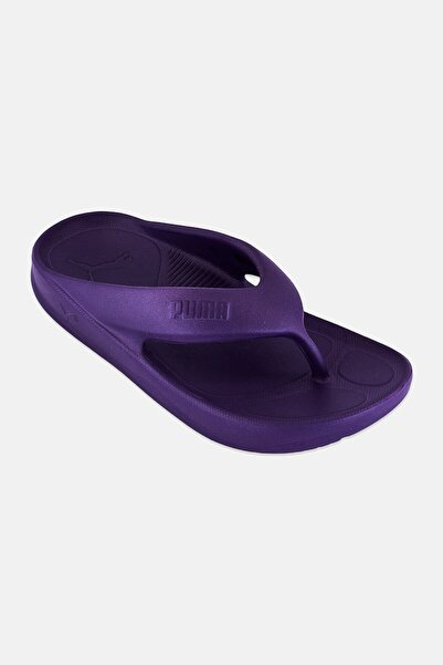 Puma Women Brand Logo Slip On Sllippers, Purple