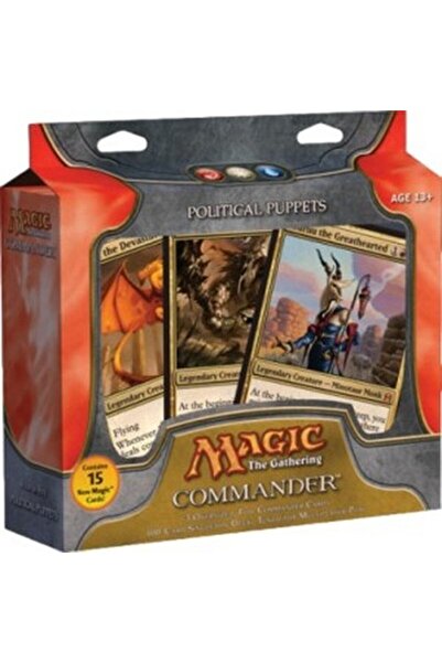 Wizards of the Coast Magic: The Gathering Commander: Political Puppets Deck