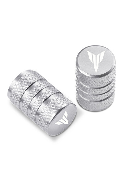 Choice1 غطاءان فضيان لصمامات إطارات دراجات ياماها MT09 MT07 MT10 MT03 MT 09 0...