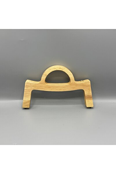 Aynalı Kral Model Ahşap Burs - Ham