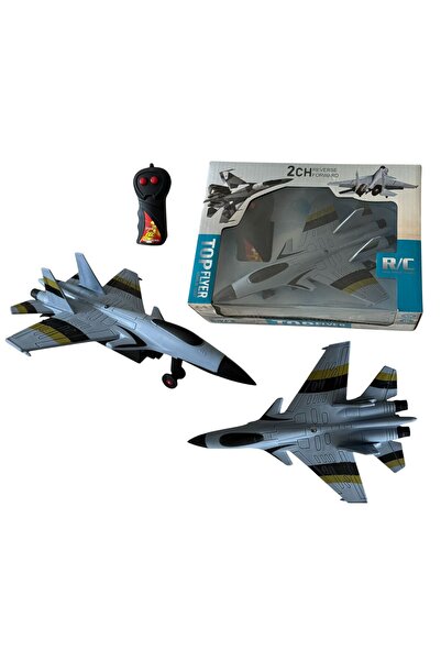ADIRI SHOP Avion interactiv de luptă cu telecomandă R/C de jucărie, 2 canale,...