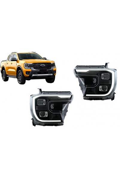 tuningset Faruri LED compatibile cu Ford Ranger T6.2 2022+ Dynamic Turning