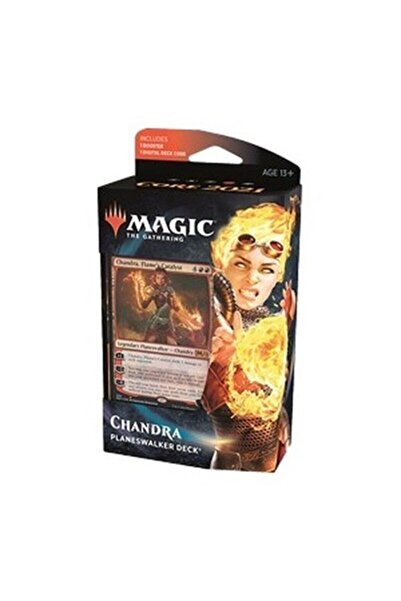 Wizards of the Coast Magic: The Gathering Core 2021: Pachet de cărți Chandra ...
