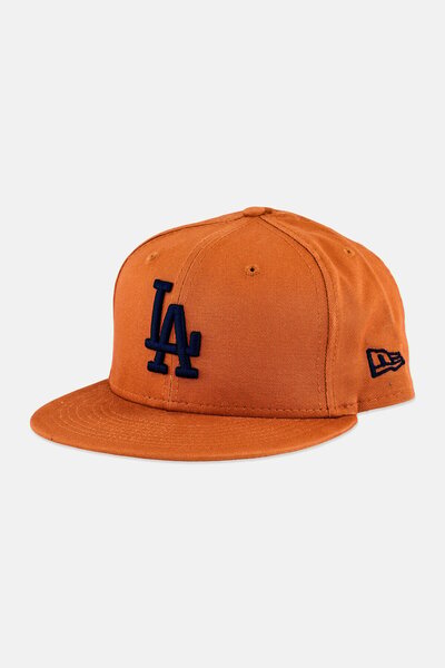 NEW ERA x MLB Men Los Angeles Dodgers Fitted Cap, Brown