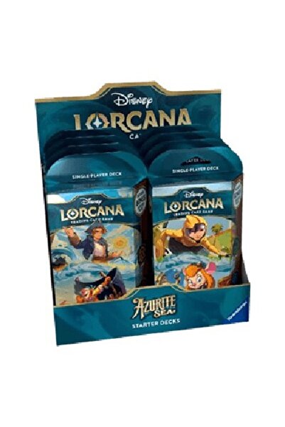 RAVENSBURGER Marea Azurită din Lorcana: Prezentare pachet de cărți pentru înc...