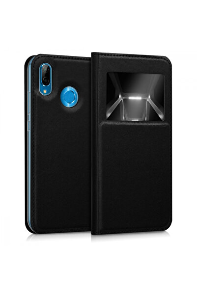 KWmobile Husă pentru Huawei P20 Lite, piele, neagră, 44361.01