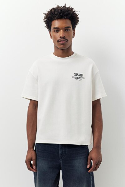 Pull & Bear Kısa kollu grafik sweatshirt