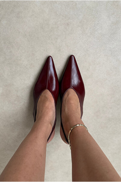 Mupa Shoes Tocuri înalte de damă, roșu claret