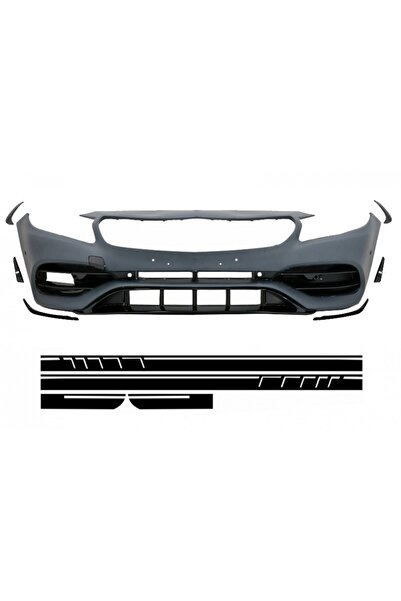 tuningset Autocolante Bara Față cu Laterale, Negru Mat, compatibil cu Mercede...