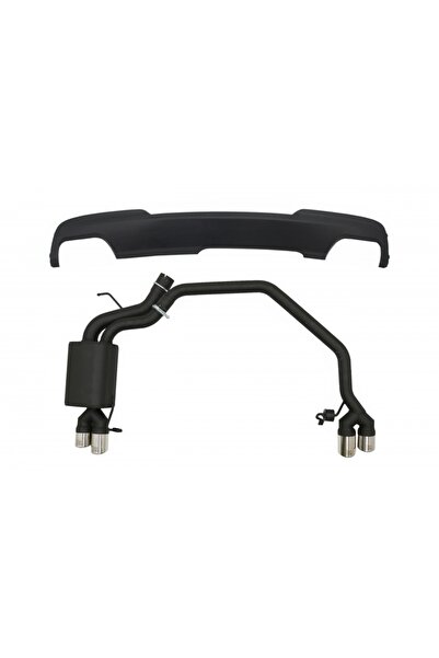 tuningset Difuzor cu sistem de evacuare compatibil cu BMW Seria 5 F10 2011-20...