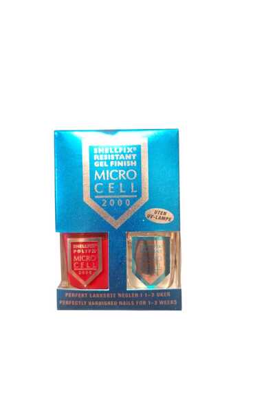 Microcell Gel de unghii maro deschis + intaritor de unghii SHELLFIX GEL RESIS...