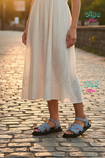 diya shoes Women's Suede Sandals - Comfortable Orthopedic Casual Summer Wear ...