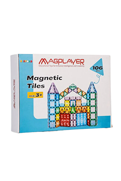 Magplayer Set de constructie magnetic 3D - 106 piese
