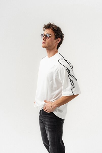 go gang own Detalj vezenja na ramenu sa potpisom okrugla kragna Oversize kroj...