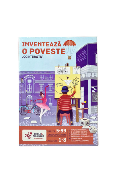 Chalk and Chuckles Joc interactiv - Inventeaza o poveste