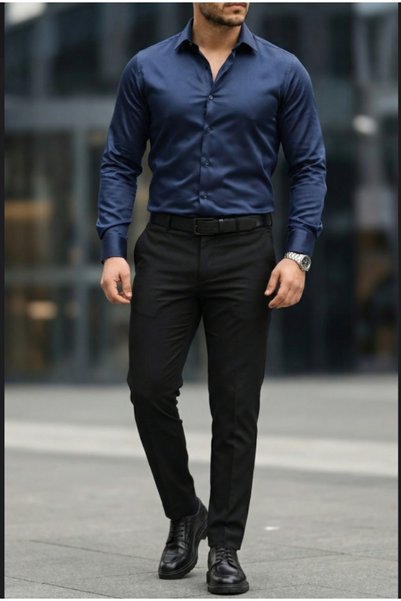 nightblack Slim Fit Uzun Kollu Kolay Ütü Teri Emen Nefes Alan Doku Kravatlık Dört Mevsim bordo Erkek Gömlek
