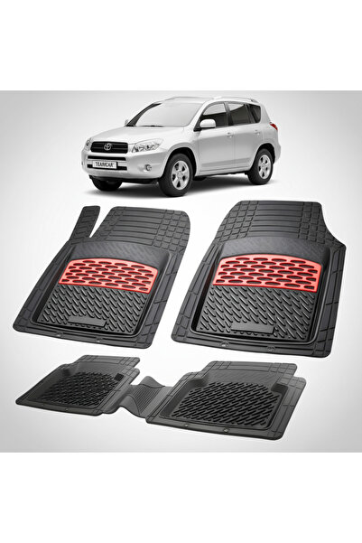 TEAMCAR Toyota RAV4 XA30 SUV Συμβατά Πατάκια Δαπέδου 2005-2008 |   Κόκκινο