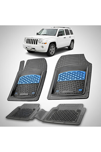 TEAMCAR Συμβατά πατάκια δαπέδου Jeep Patriot MK 2007-2017 | Μπλε