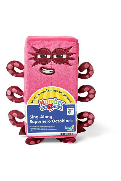 Hand2Mind Numberblocks Plush Mascot - Eight